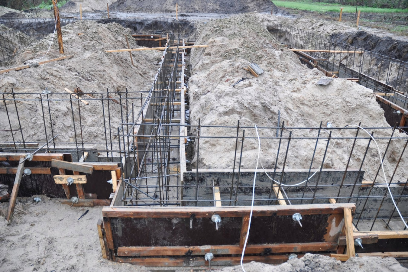 Concrete footings